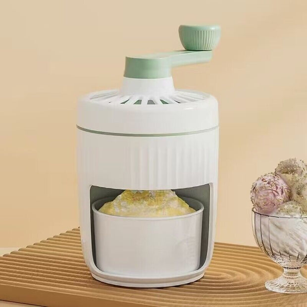 Visual Hand Block Shaving Machine Mini Slush Machine Small Ice Crusher