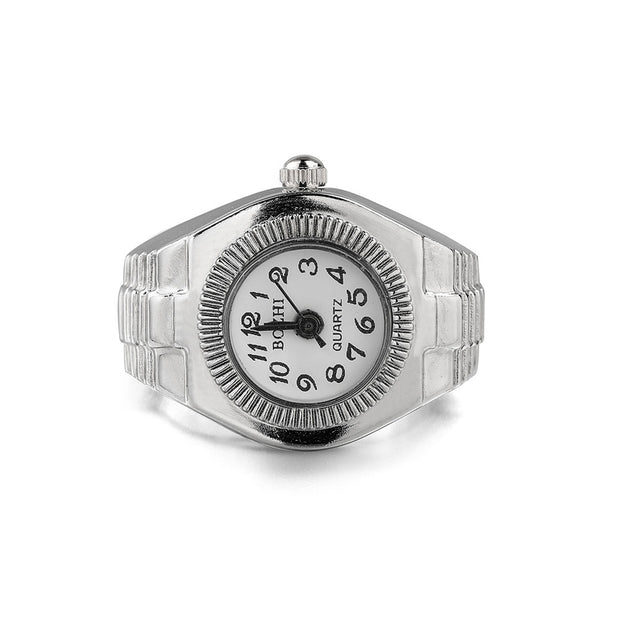Time Ring Watch New Korean Style Alloy Creative Couple Watch