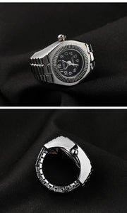 Time Ring Watch New Korean Style Alloy Creative Couple Watch