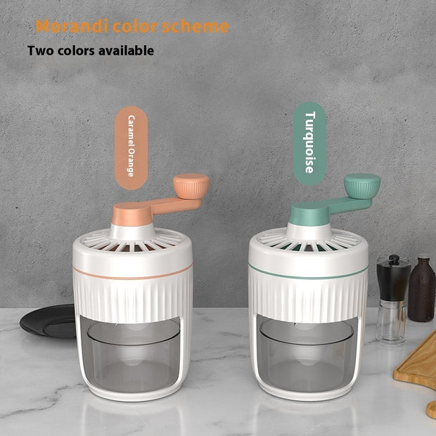 Visual Hand Block Shaving Machine Mini Slush Machine Small Ice Crusher