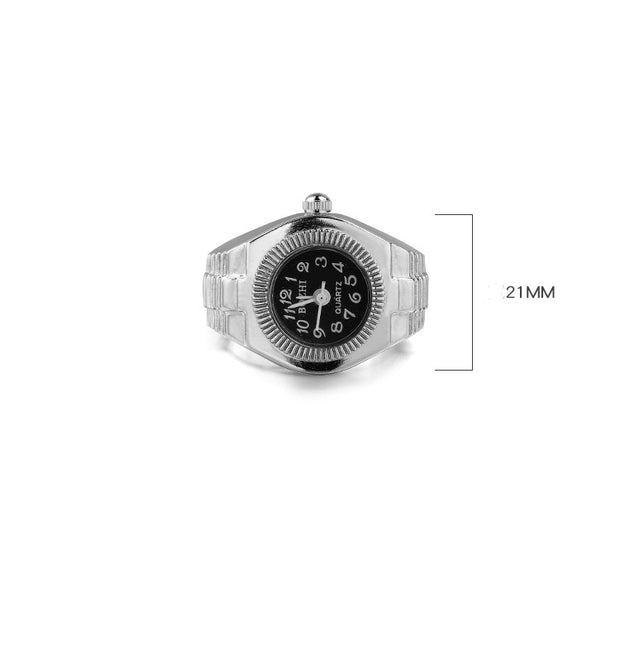 Time Ring Watch New Korean Style Alloy Creative Couple Watch