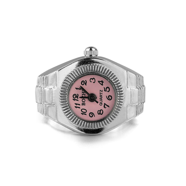 Time Ring Watch New Korean Style Alloy Creative Couple Watch